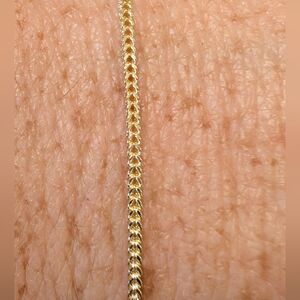 10k Gold Franco Bracelet 7.125-in - NEW